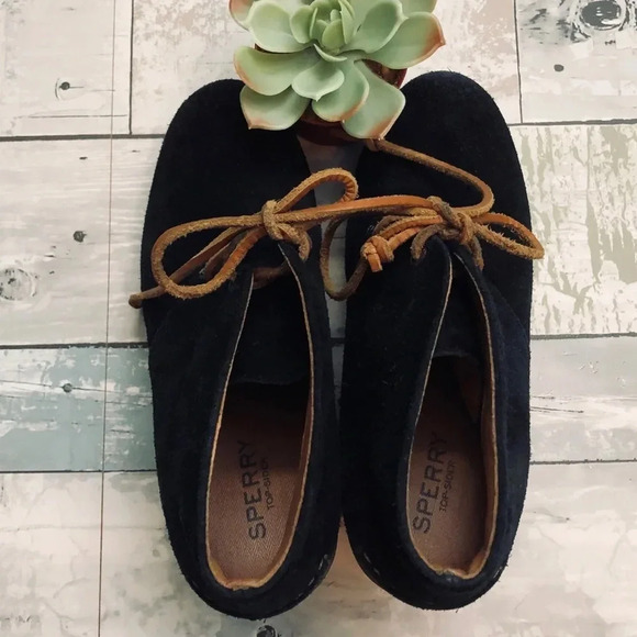 Sperry Stella Round Toe Wedge Ankle Boots - Picture 4 of 6